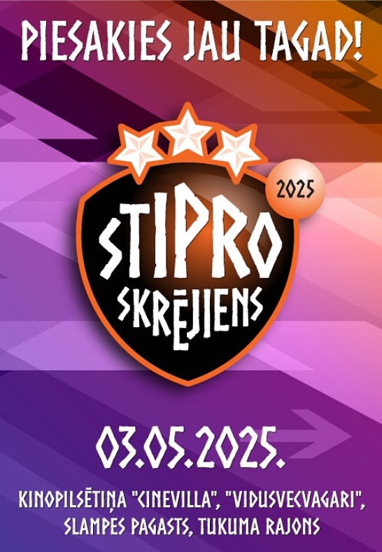 Stipro Skrējiens 2025 Mazo Stipro skrējiens. Bērnu distance